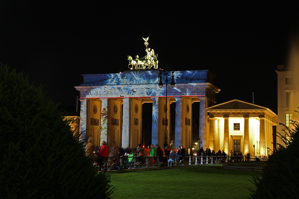 Brandenburger Tor 2014 Festival of Lights.,