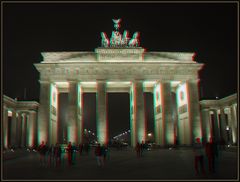 Brandenburger Tor - 3D - Anaglyph