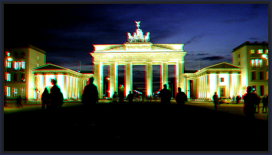 Brandenburger Tor [3D anaglyphs]