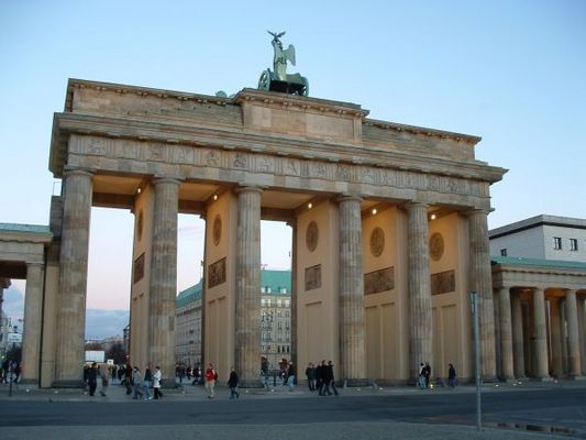 Brandenburger Tor am Abend