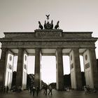 Brandenburger Tor am frühen Abend