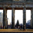 Brandenburger Tor am Morgen des 5. Dezembers 2016