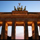 Brandenburger Tor bei Dämmerung