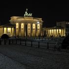 Brandenburger Tor bei Dunkelheit