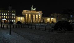 Brandenburger Tor bei Dunkelheit