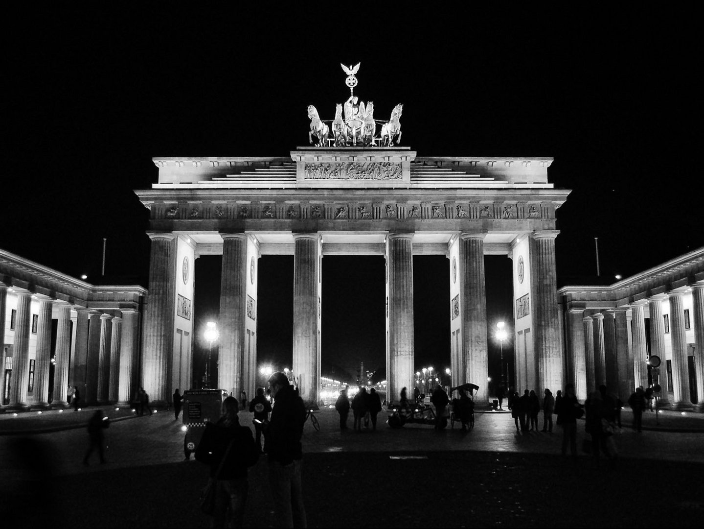 Brandenburger Tor bei Nacht