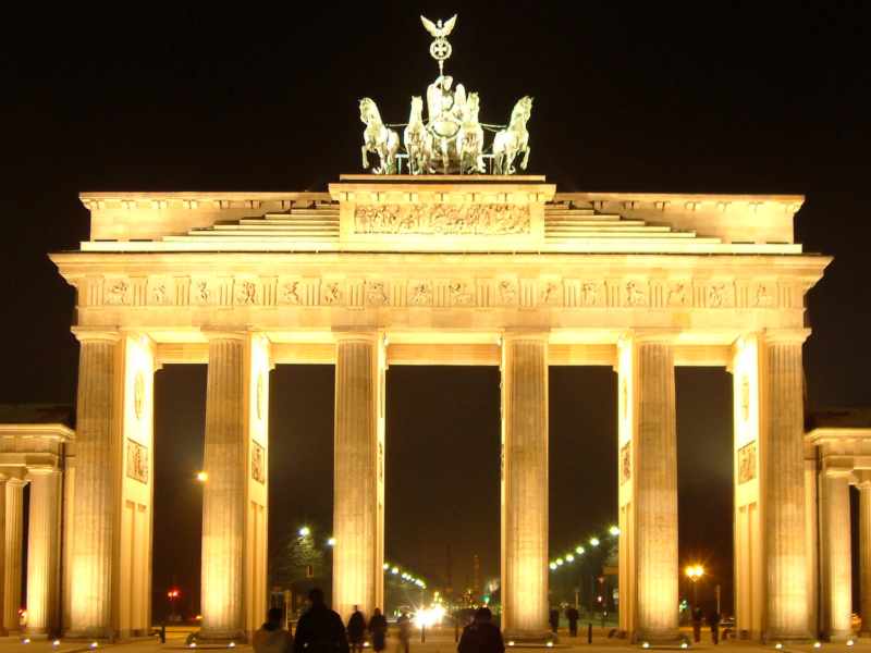 Brandenburger Tor bei Nacht