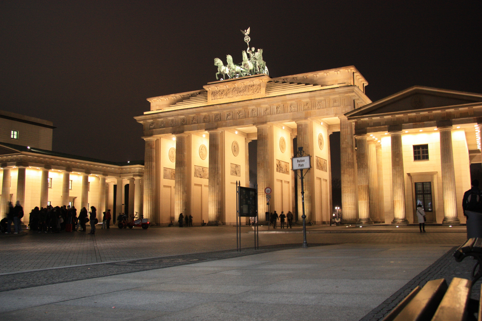 Brandenburger Tor bei Nacht