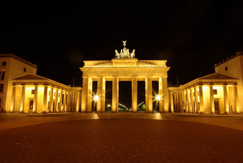 Brandenburger Tor bei Nacht