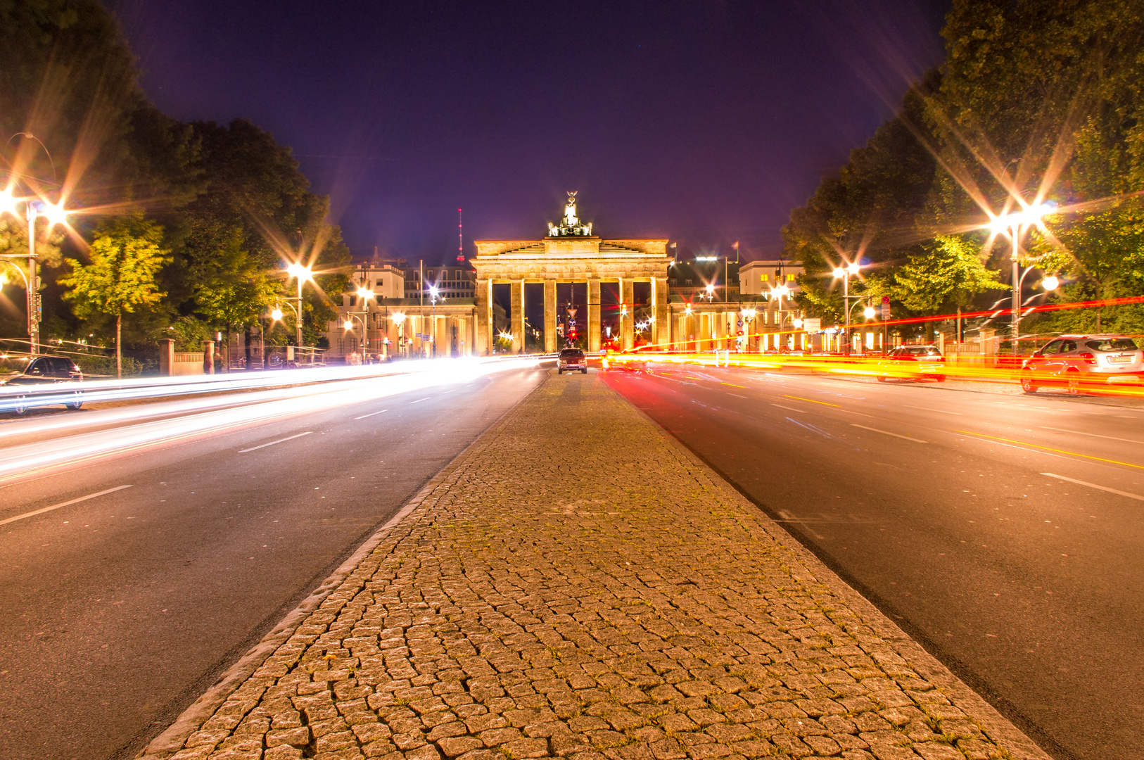 Brandenburger Tor bei Nacht