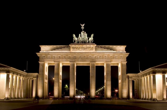 Brandenburger Tor bei Nacht