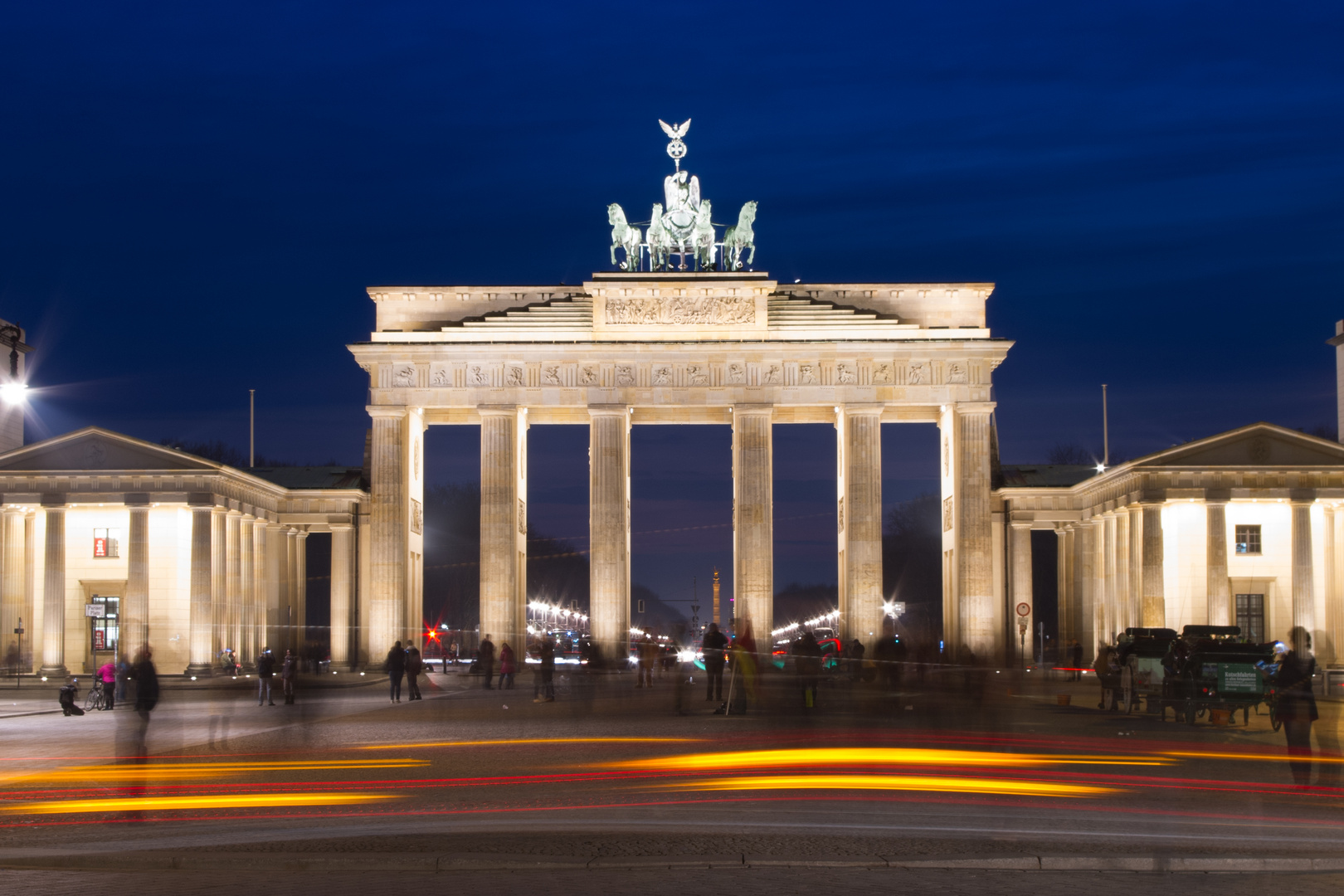 Brandenburger Tor bei Nacht