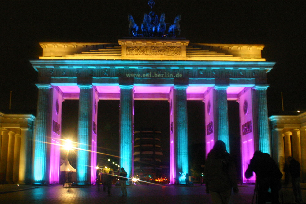 Brandenburger Tor beim Festival of Lights 09