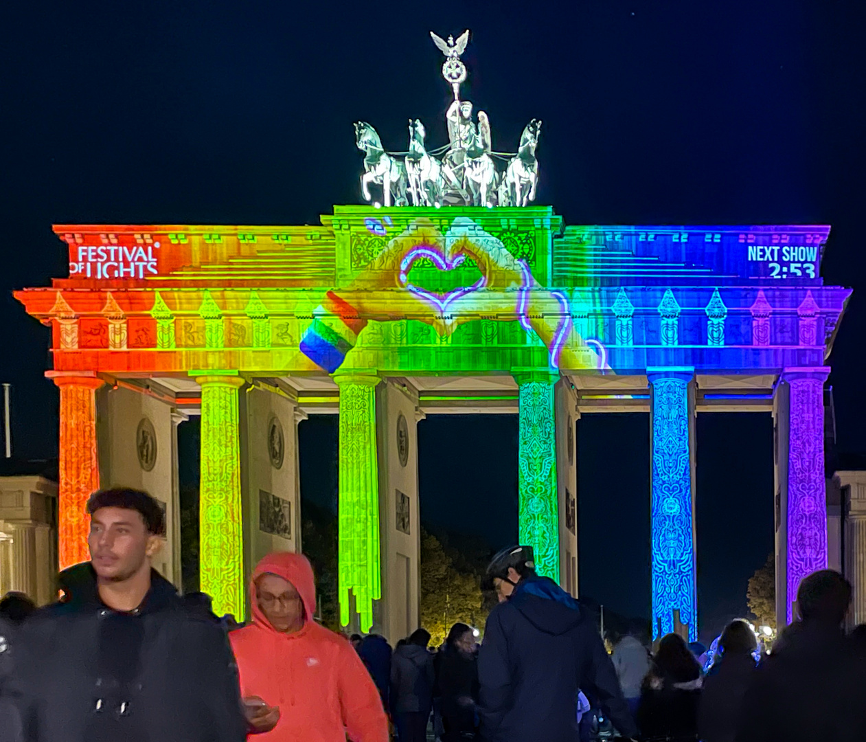 Brandenburger Tor beim Festival of Lights