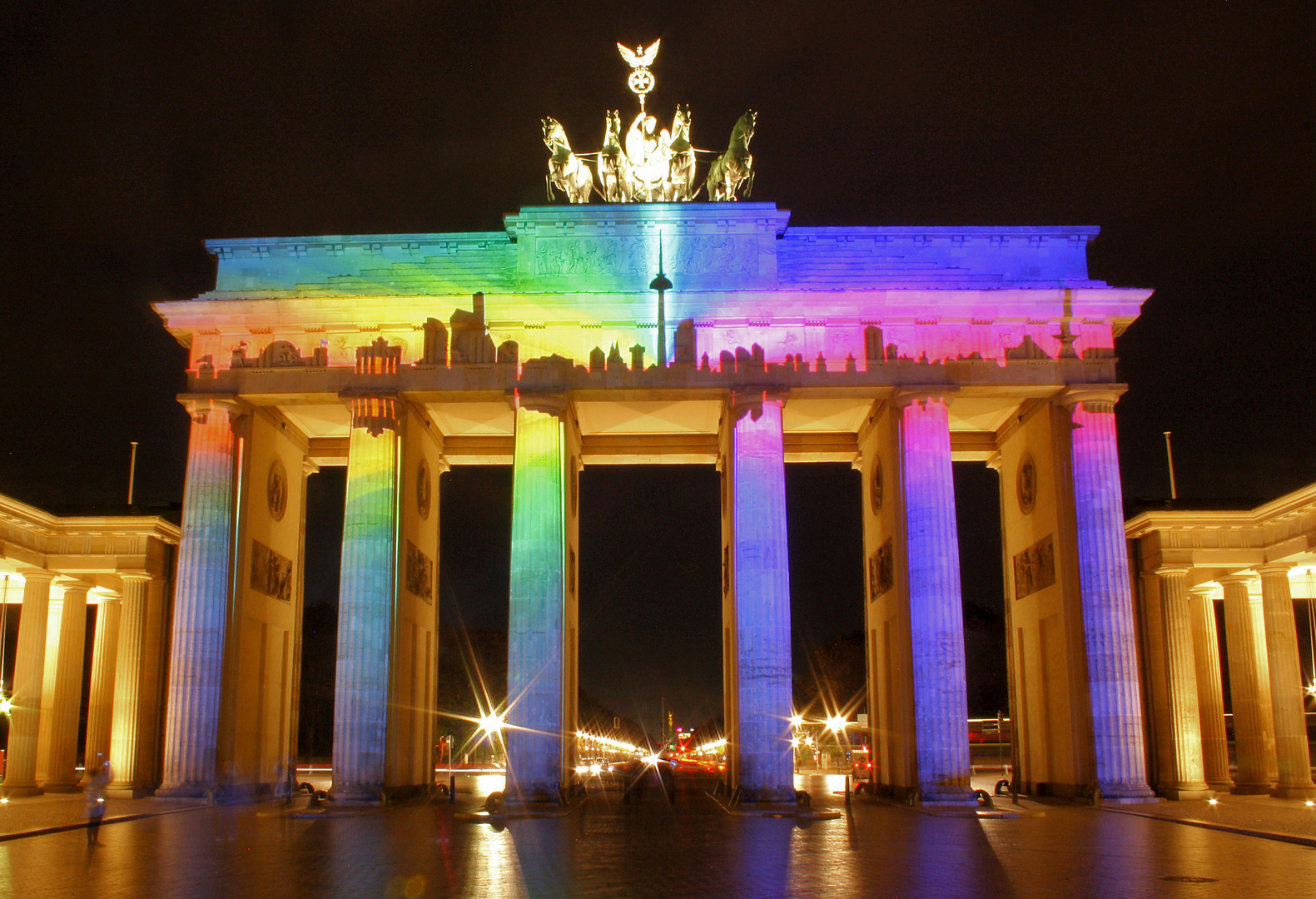 Brandenburger Tor beim Festival of Lights 2013