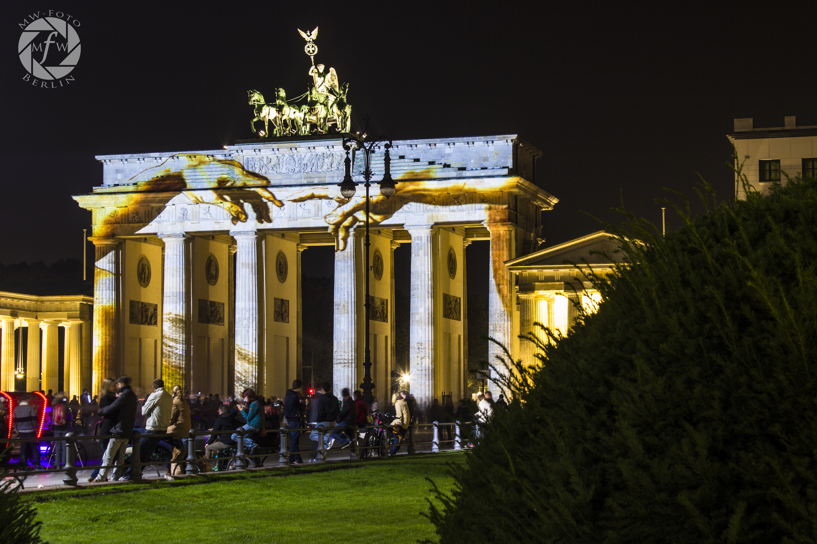 Brandenburger Tor beim Festival of Lights 2014