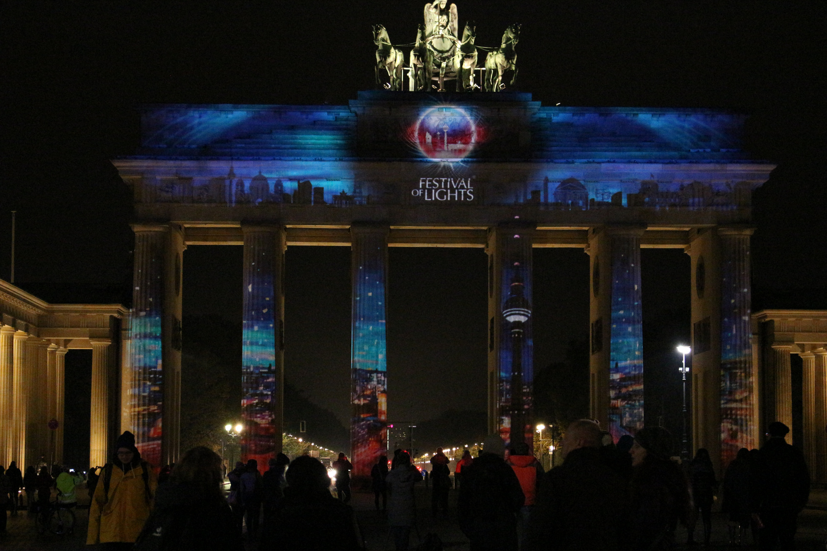 Brandenburger Tor beim Festival of Lights 2015