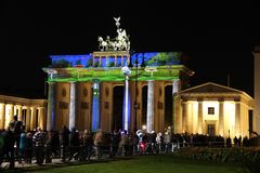 Brandenburger Tor beim Festival of Lights 2015