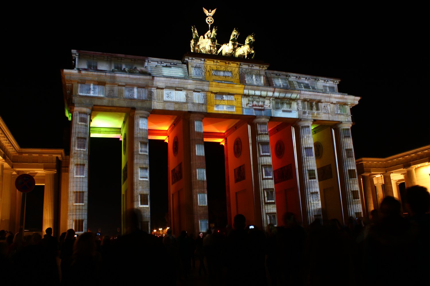 Brandenburger Tor beleuchtet