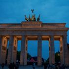 Brandenburger Tor Berlin in der blauen Stunde