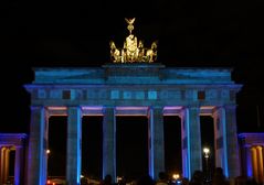 Brandenburger Tor blau