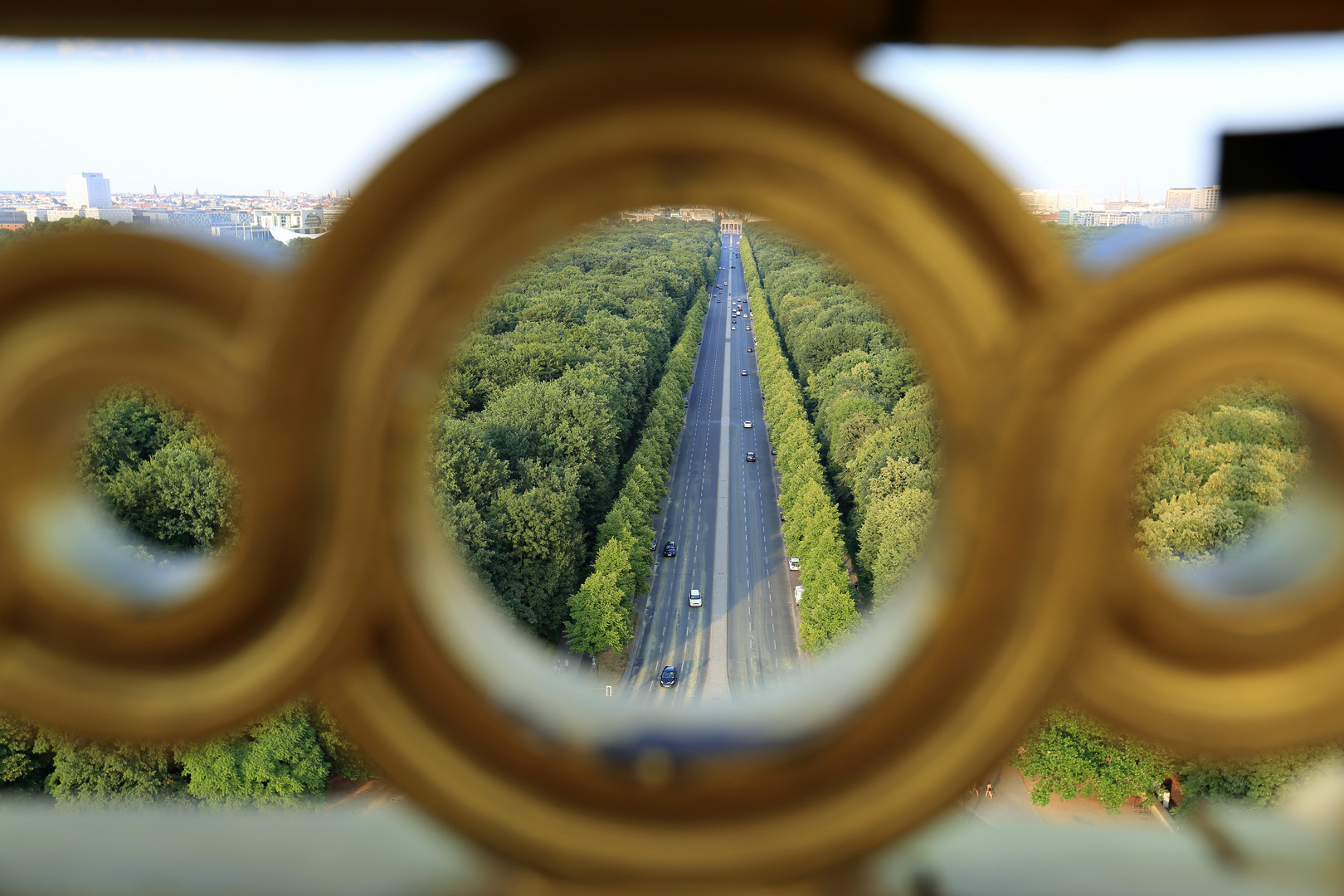 Brandenburger Tor: Blick von der Siegessäule