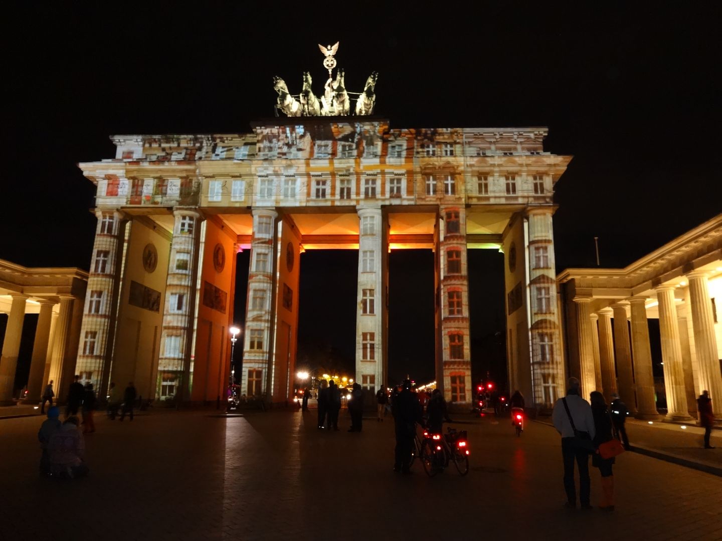 Brandenburger Tor im Licht - Oktober 2012