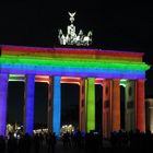 Brandenburger Tor im Schein des Regenbogens