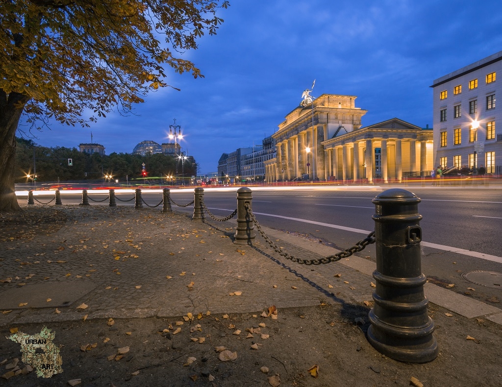 Brandenburger Tor in der blauen Stunde