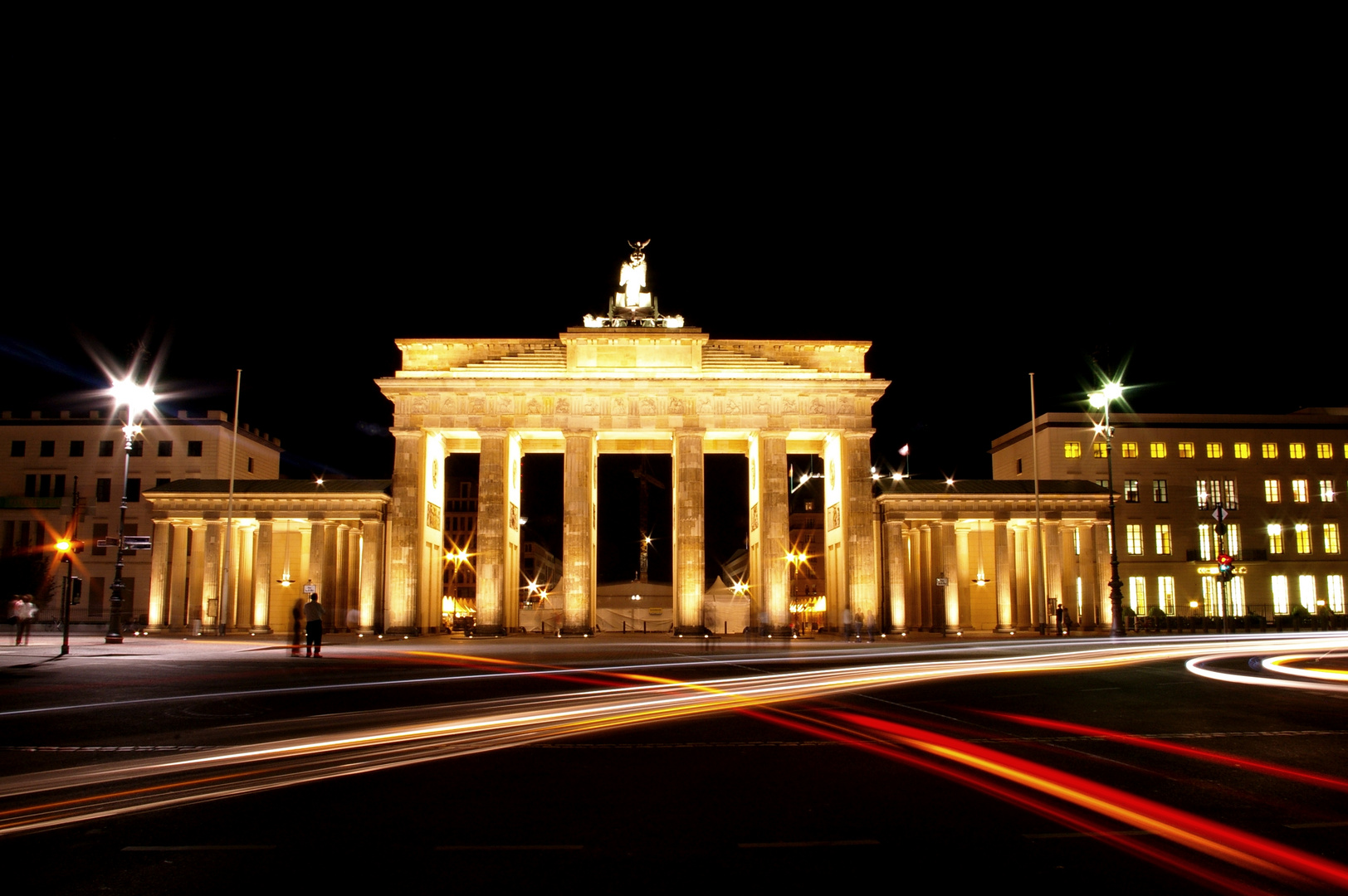 Brandenburger Tor in der Nacht