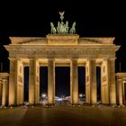 Brandenburger Tor in einer ruhigen Nacht