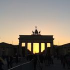 Brandenburger Tor in Flammen