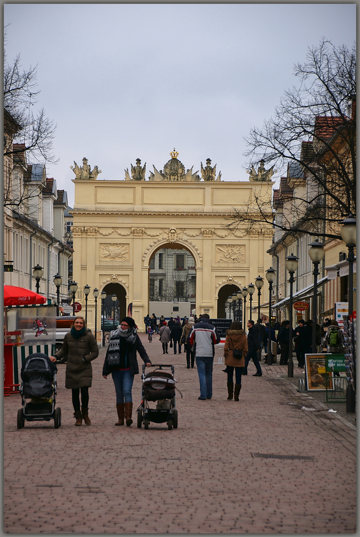 Brandenburger Tor in Potsdam / Stadtseite