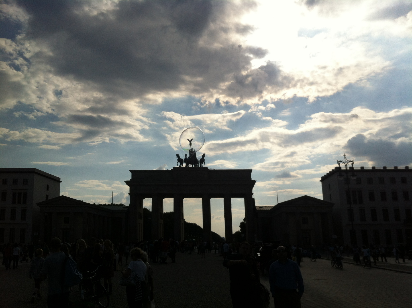 Brandenburger Tor in Seifenblase