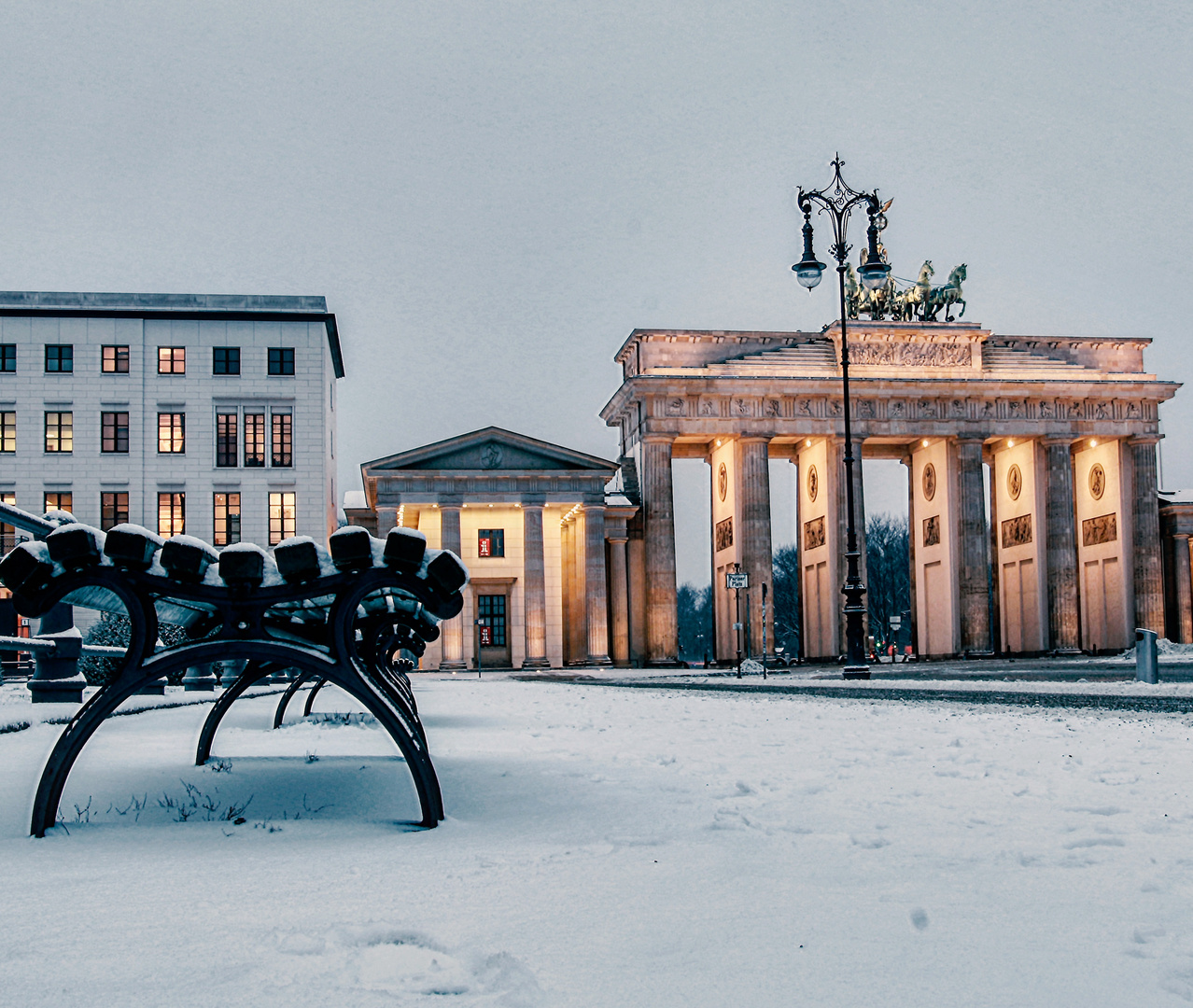 Brandenburger Tor in wintertime