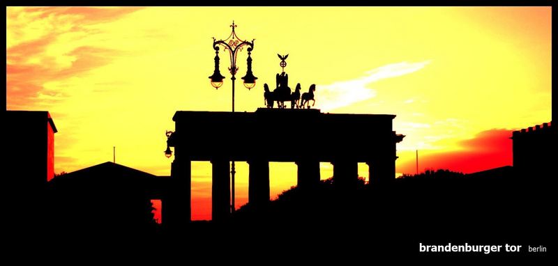 brandenburger tor ... is burning!