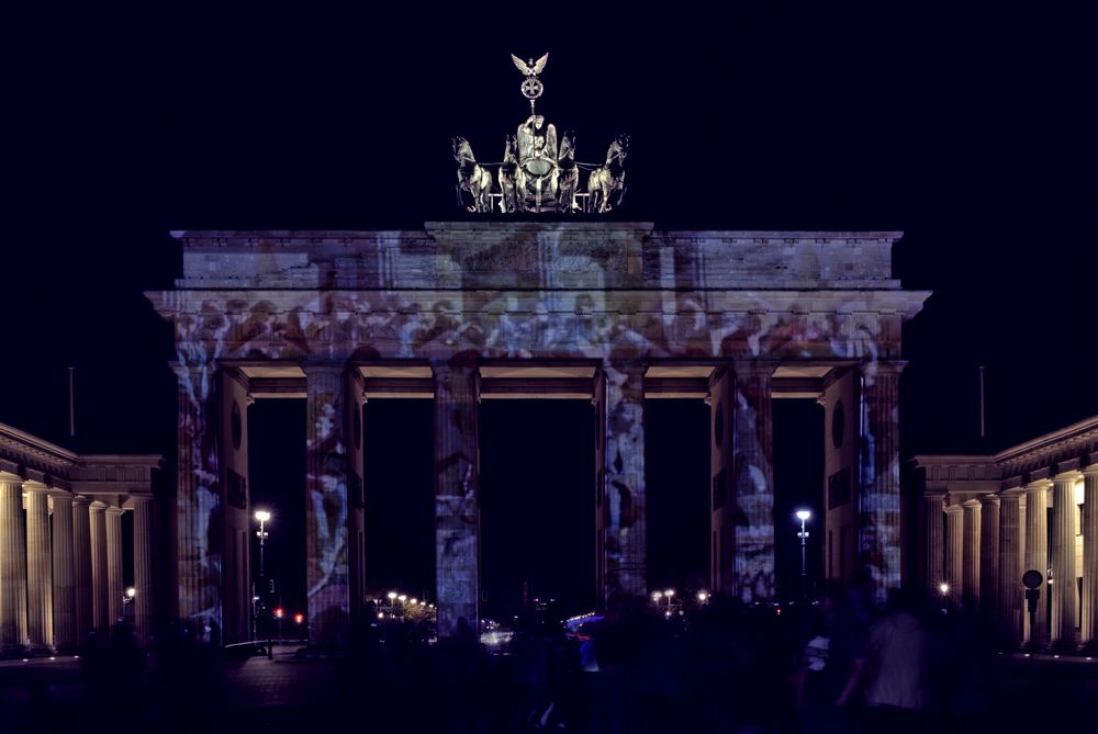 Brandenburger Tor leuchtend