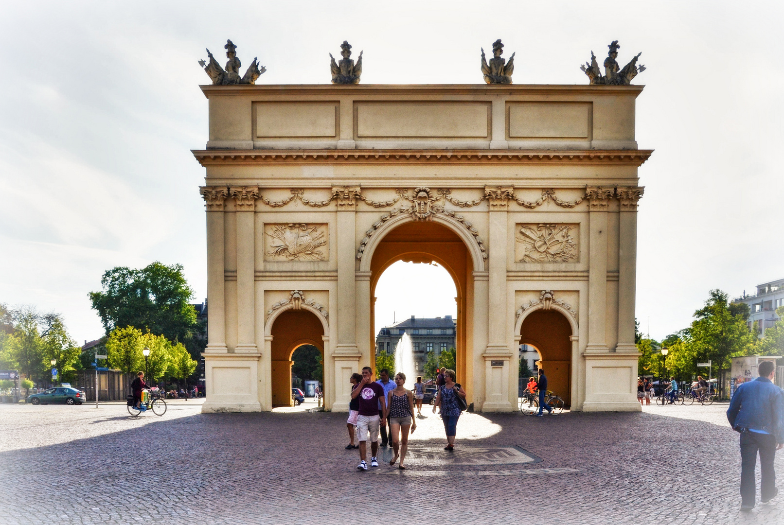 Brandenburger Tor Potsdam Stadtseite