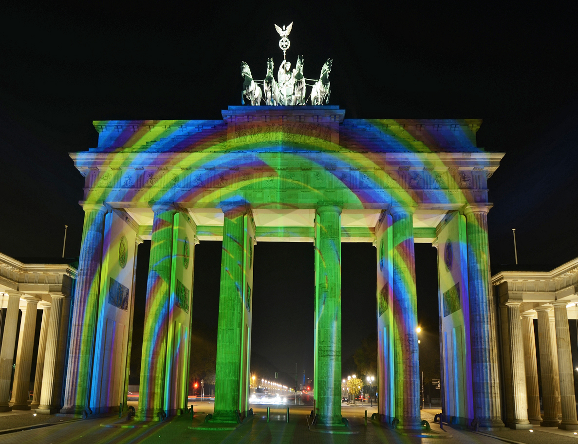 Brandenburger Tor Regenbogen