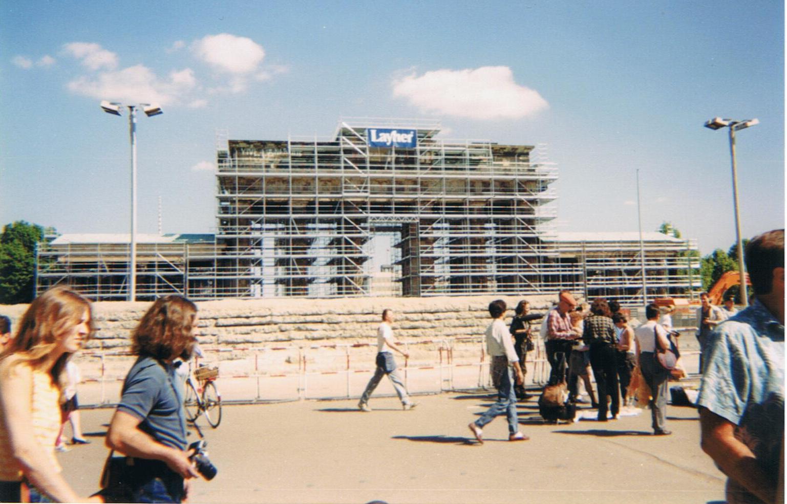 Brandenburger Tor vor 20 Jahren