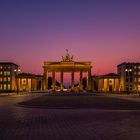 Brandenburger Tor zum Sonnenuntergang