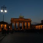 Brandenburger Tor zur blauen Stunde