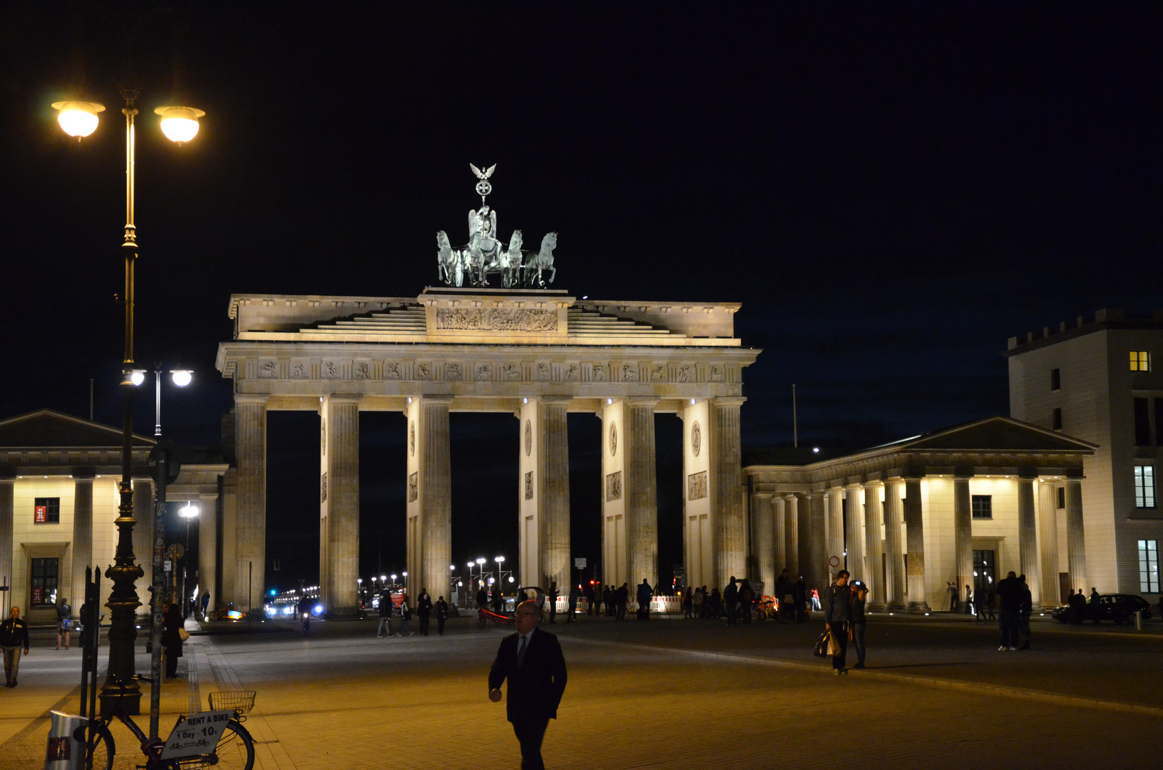 Brandenburgertor bei Nacht