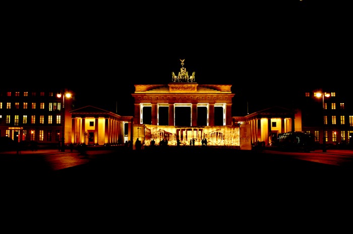 Brandenburgertor bei Nacht