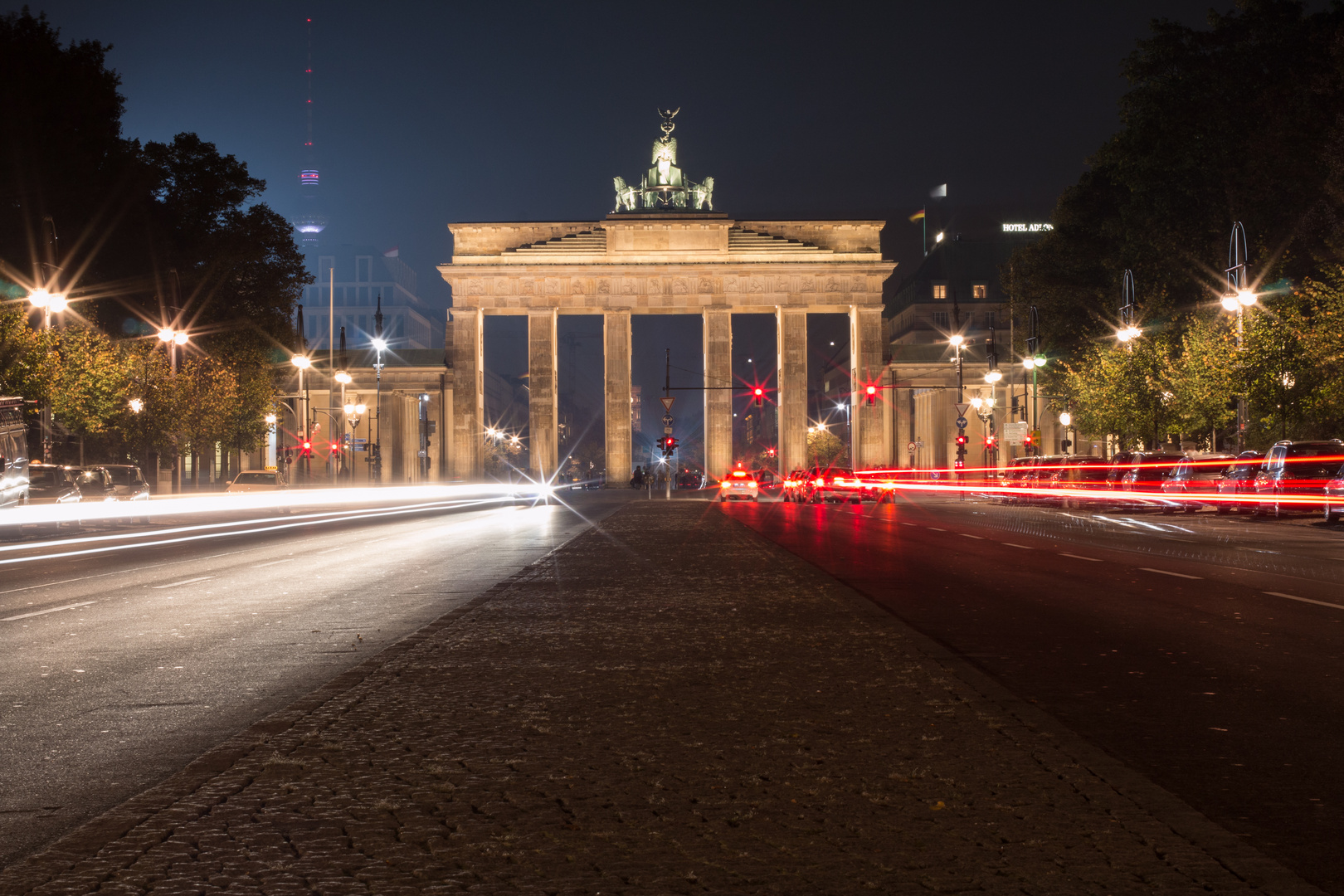 Brandenburgertor bei Nacht