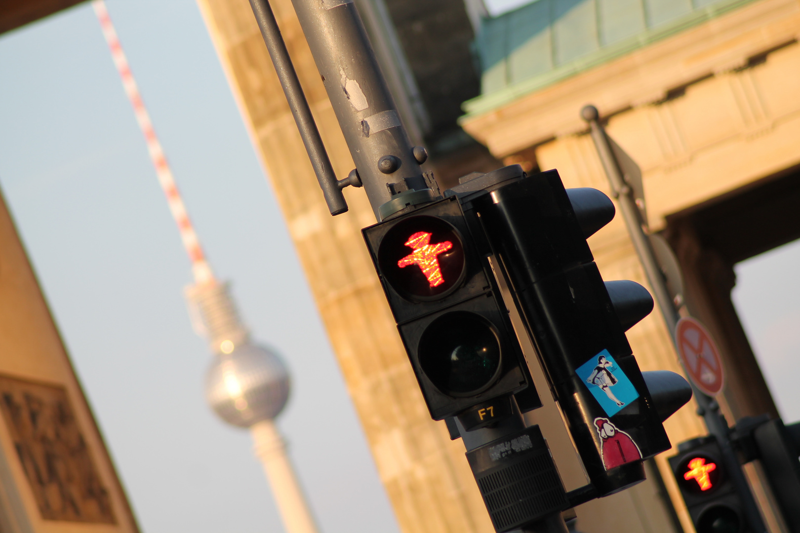 Brandenburgertor_Ampelmännchen, Berlin