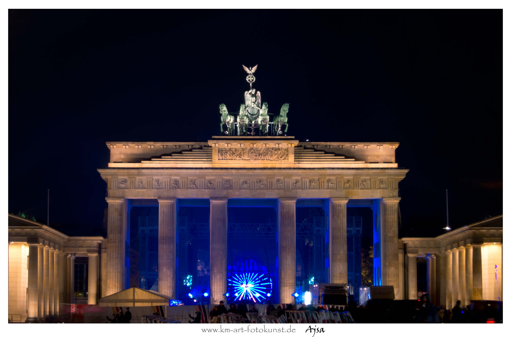 Branderburger Tor bei Nacht