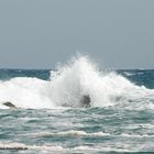 Brandung am Mittelmeer - Cotè Azur, Agay