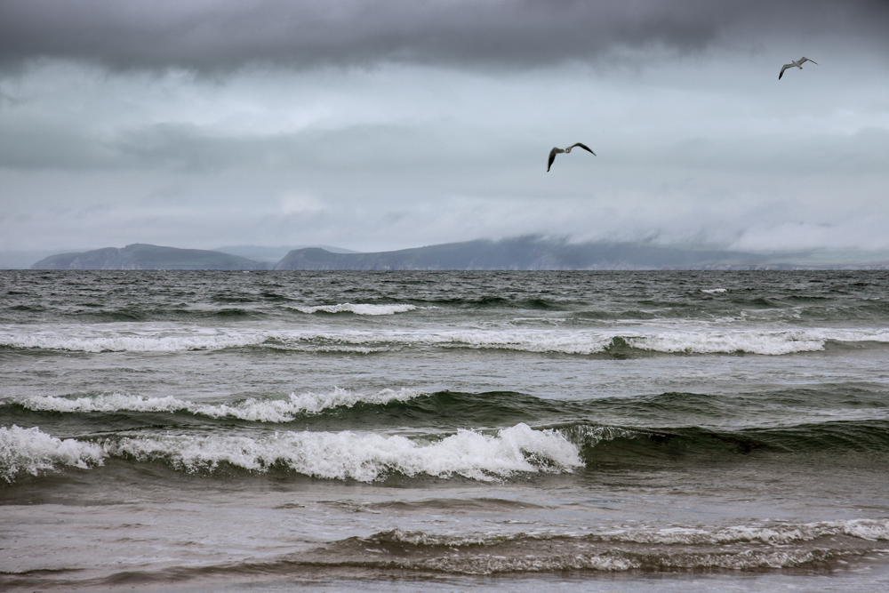 Brandung am Rossbeigh-Strand