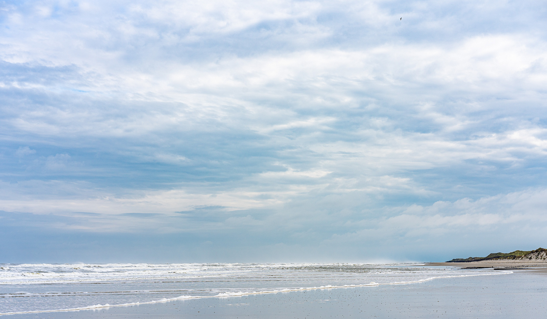 Brandung am Sandstrand